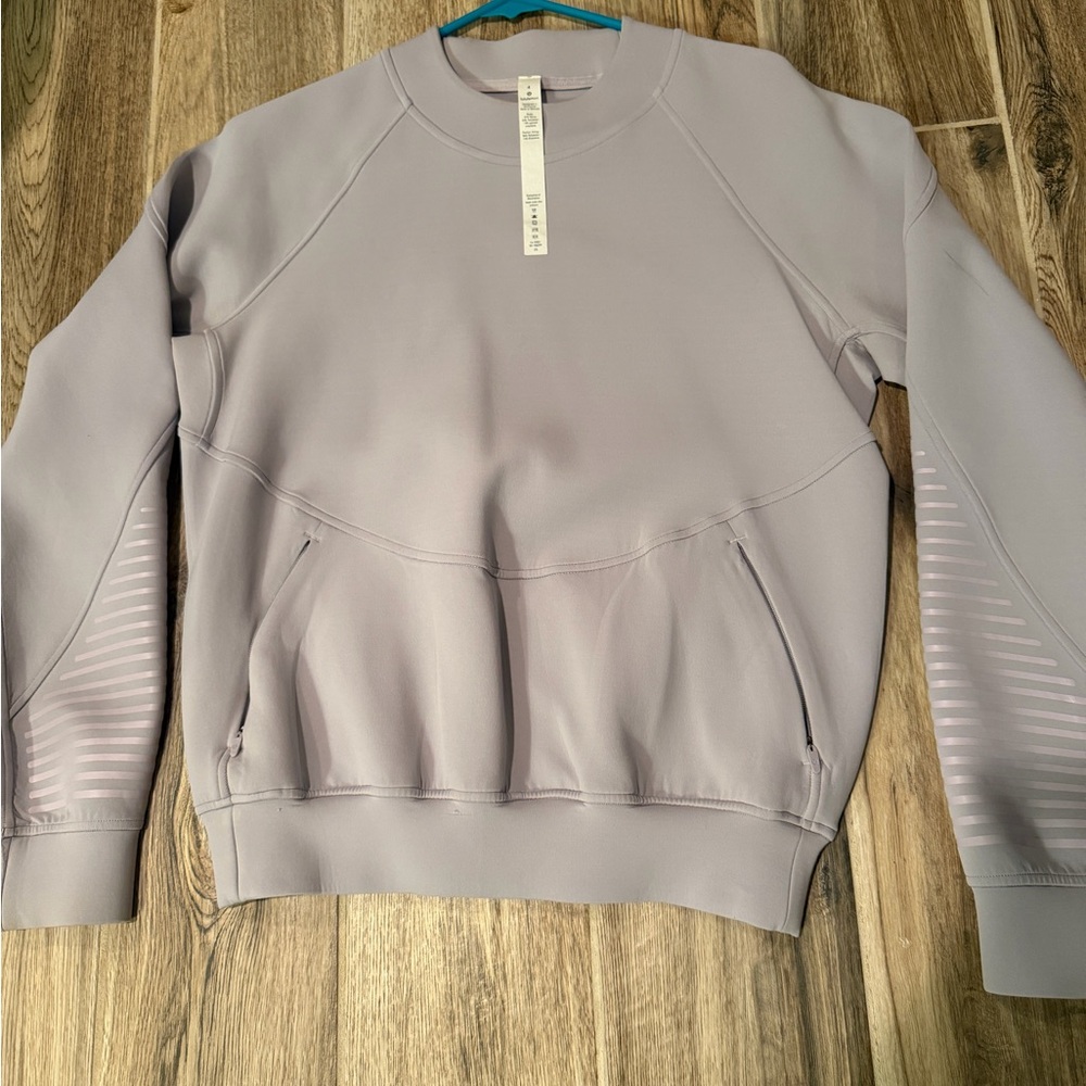 Lululemon City Sweat Crew * Spacer Sz. 4 Iced Iris W3DK1S
